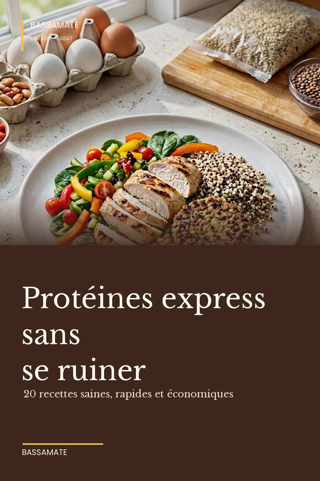 Couverture illustrée de « Protéines express sans se ruiner »